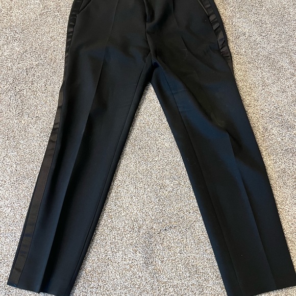 Zara black tuxedo dress pants - Picture 2 of 3